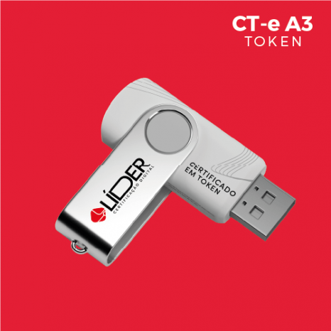 Certificado Digital para Transportadoras A3 em token (CT-e A3)