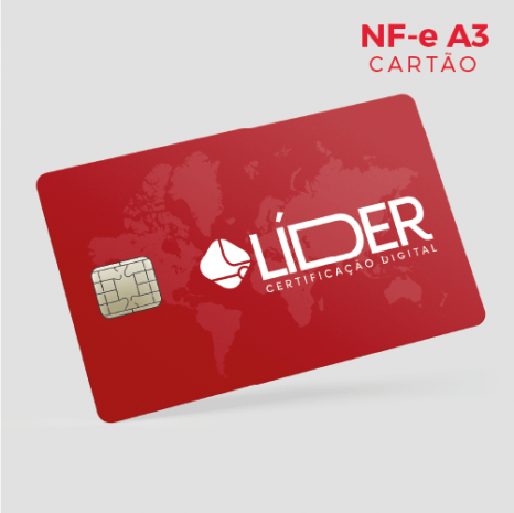 Certificado Digital para Nota Fiscal Eletrônica A3 em cartão (NF-e A3)
